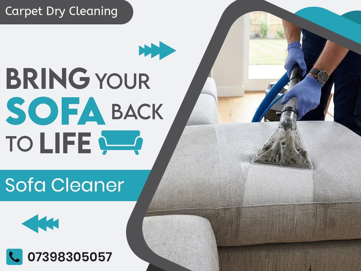 Sofa cleaning before and after, Greater Manchester